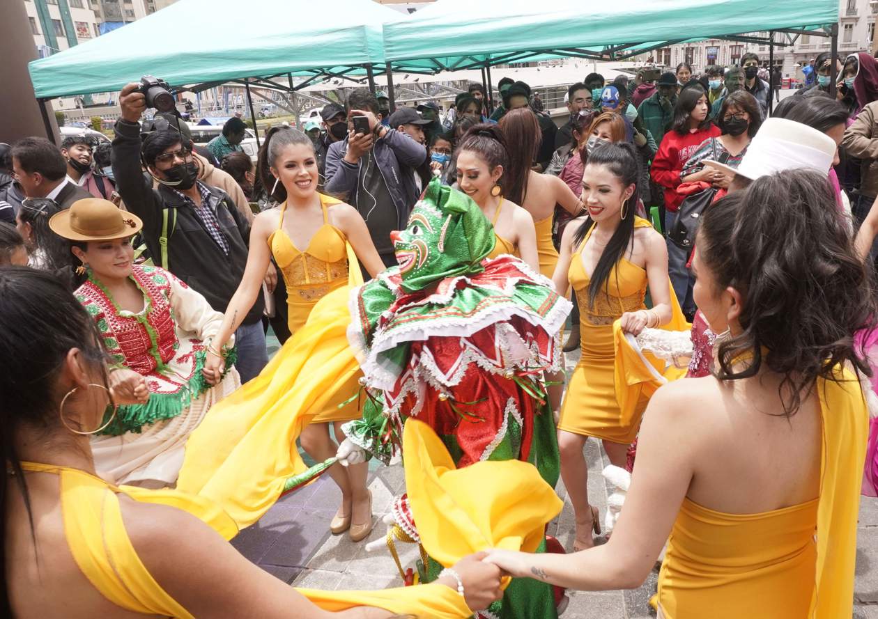 Personajes del Carnaval de Bolivia.