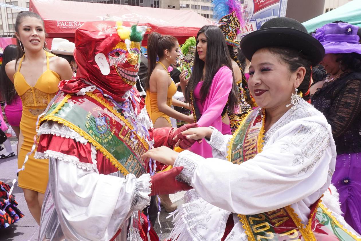 Personajes del Carnaval de Bolivia.