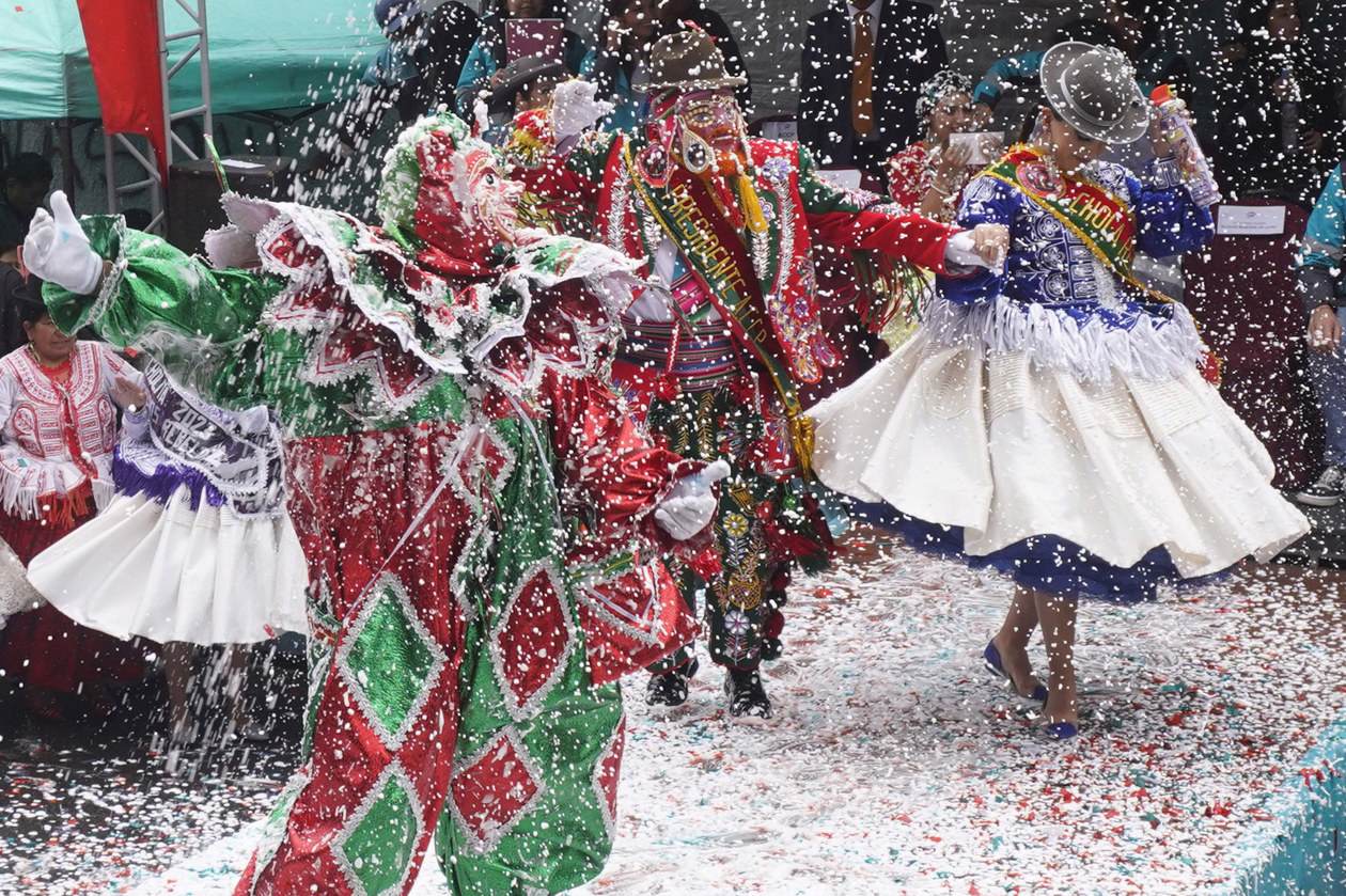 Personajes del Carnaval de Bolivia.