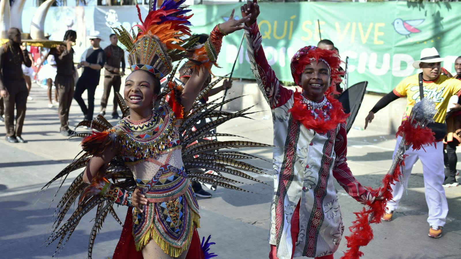 Los Reyes de los Niños, Tahiana Rentería y Diego Chelia Acosta.