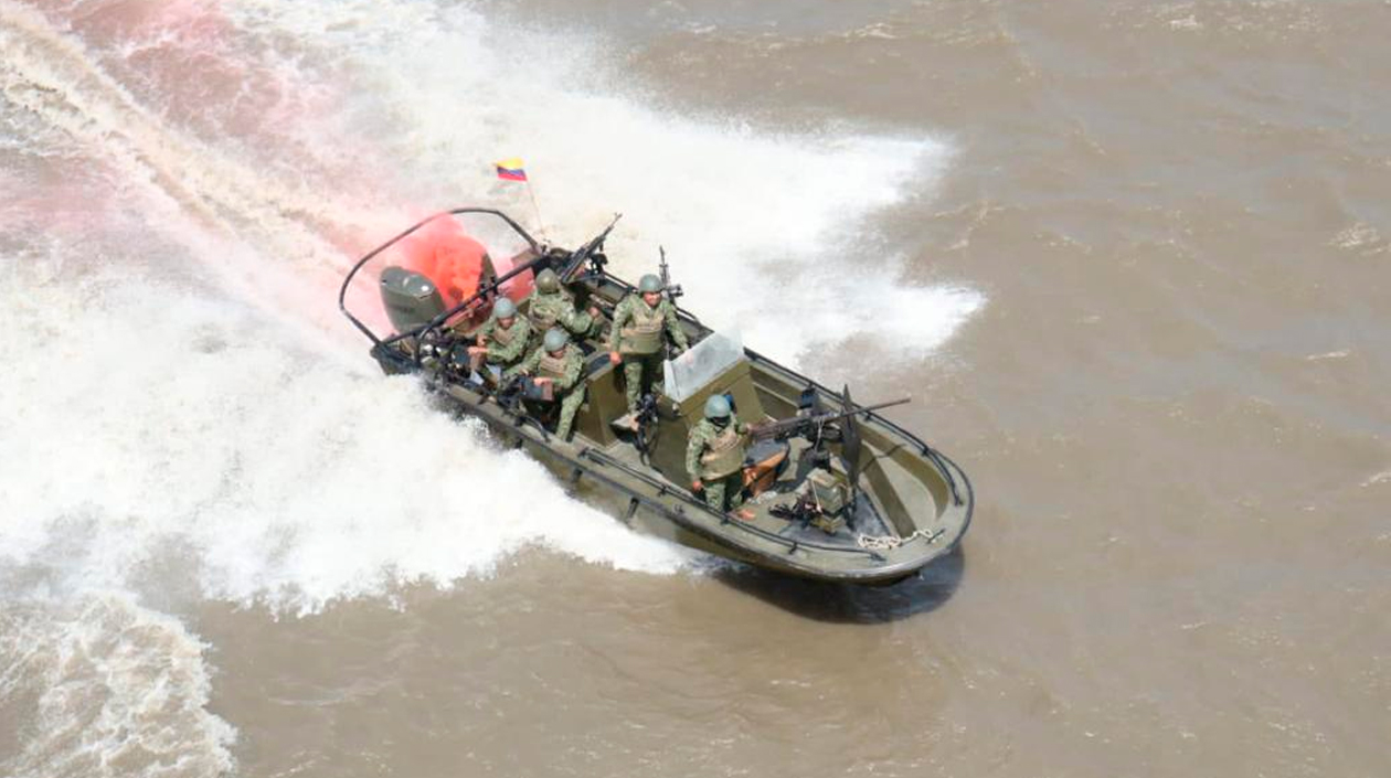 Guacherna fluvial en Barranquilla