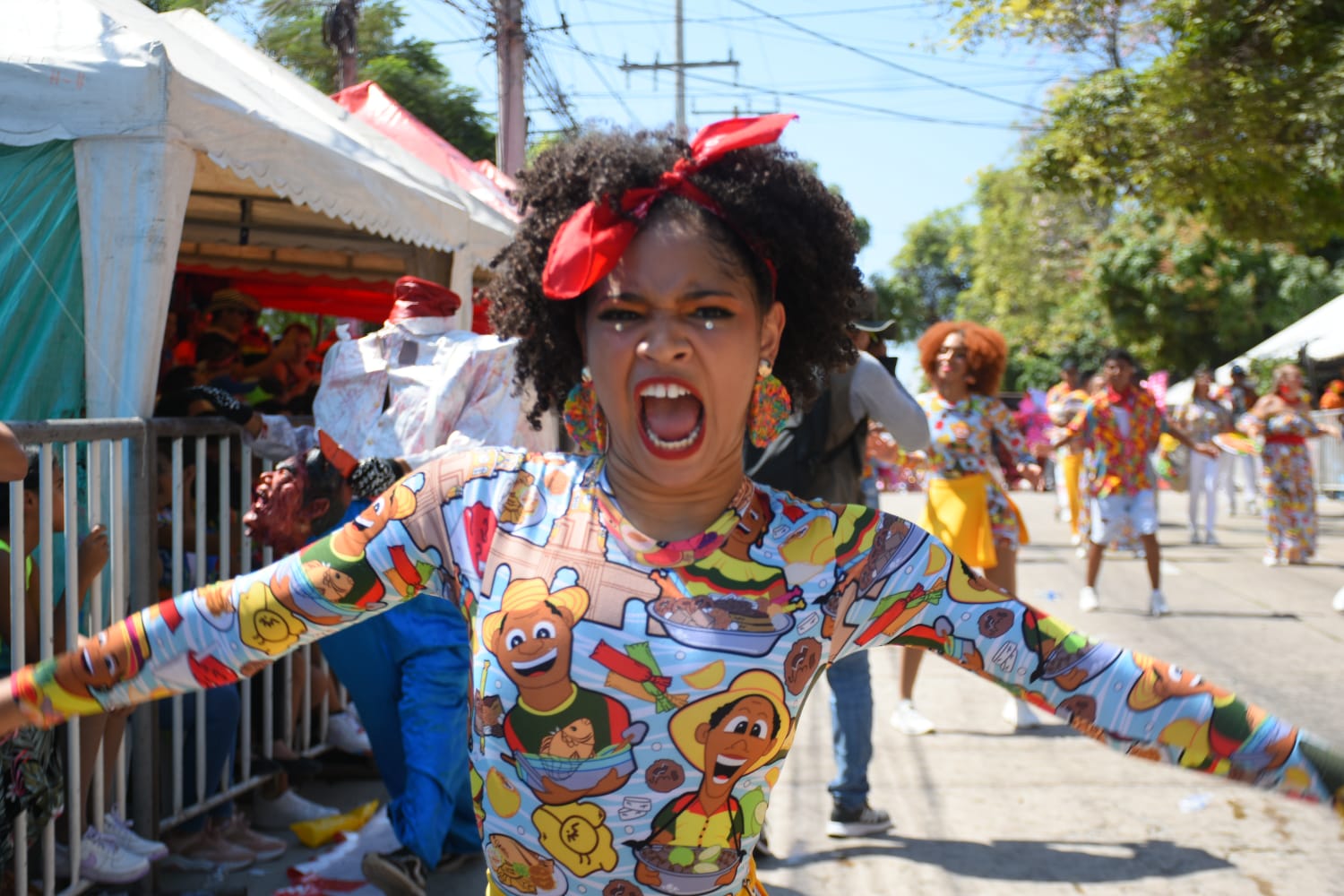 Afrocaribe, con más de 30 años de presencia en el Carnaval.