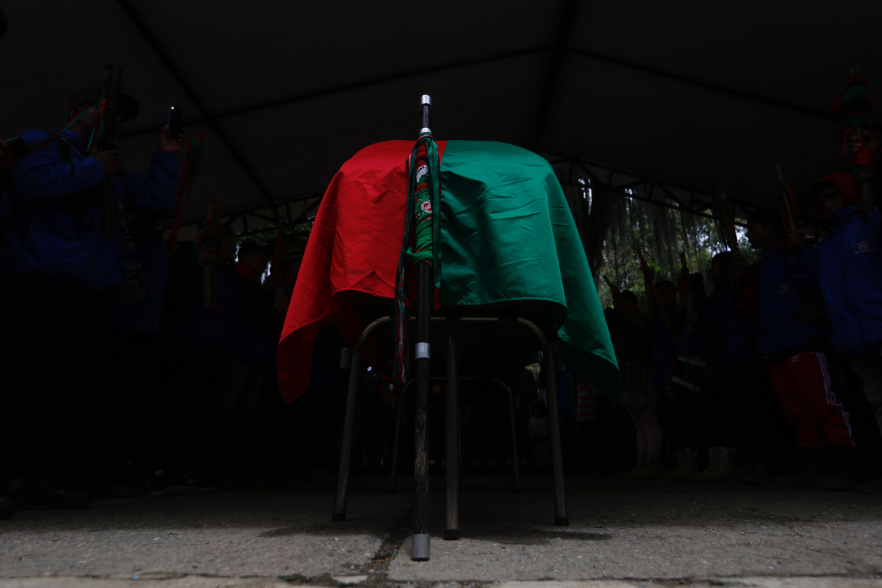 Funeral del concejal y líder indígena de Cauca, Wilson Bomba.