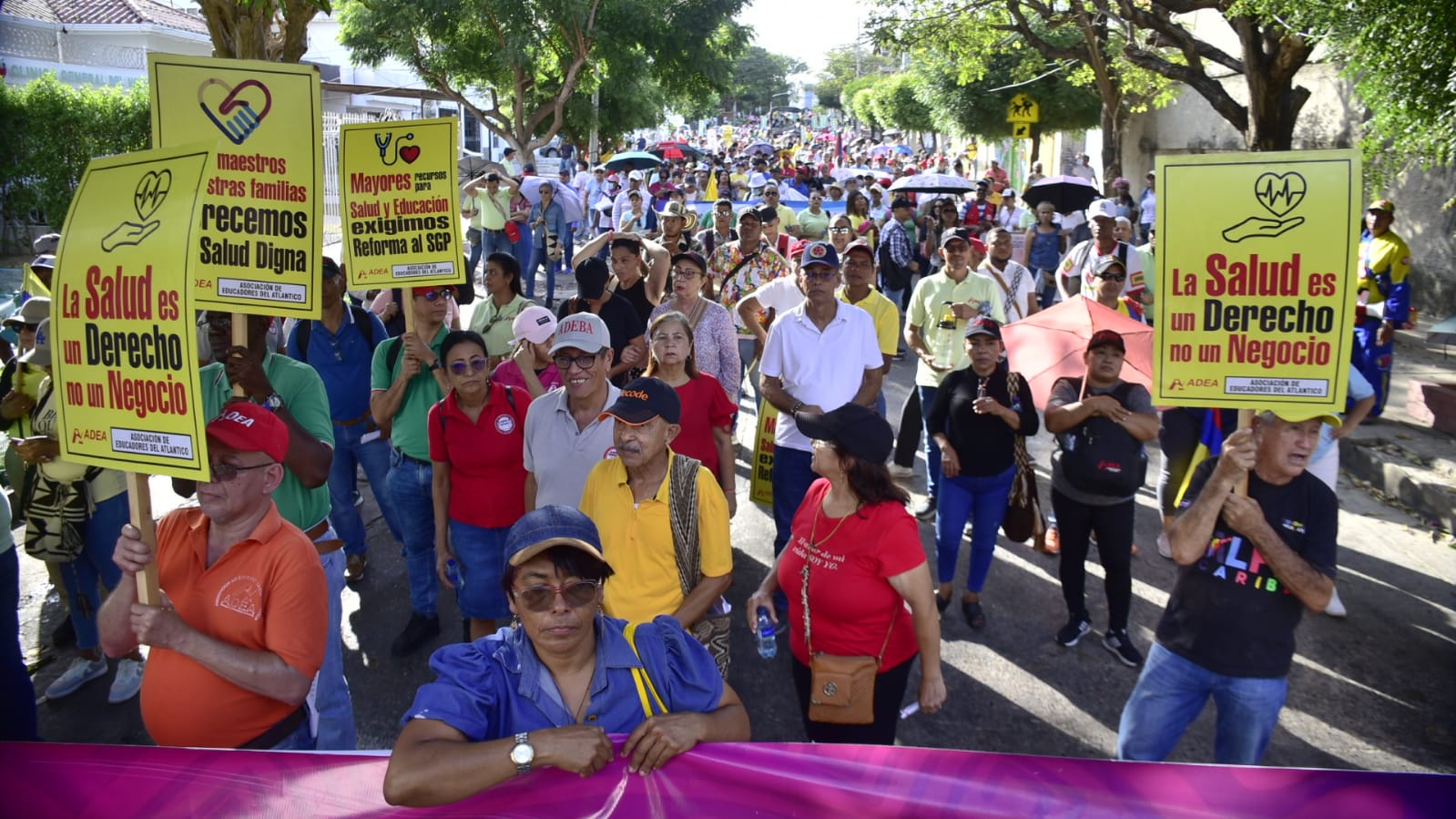 Educadores de la Costa asistieron a movilización en Barranquilla