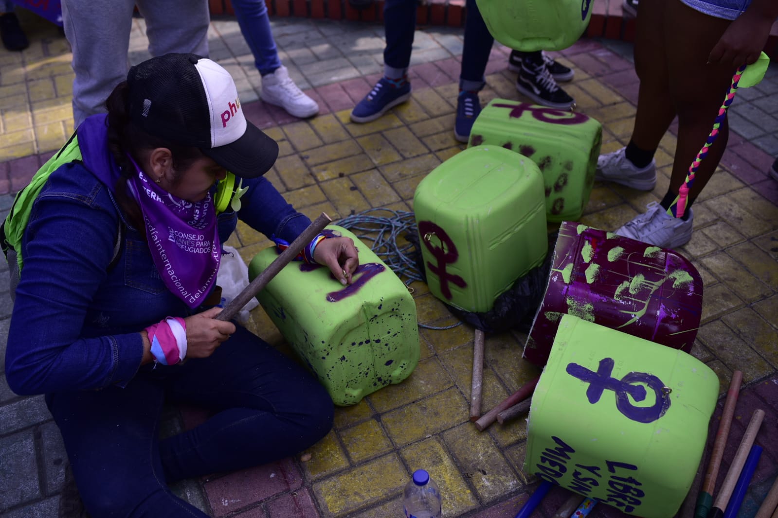 El Día Internacional de la Mujer tuvo una convocatoria en la que se exigió igualdad de género.