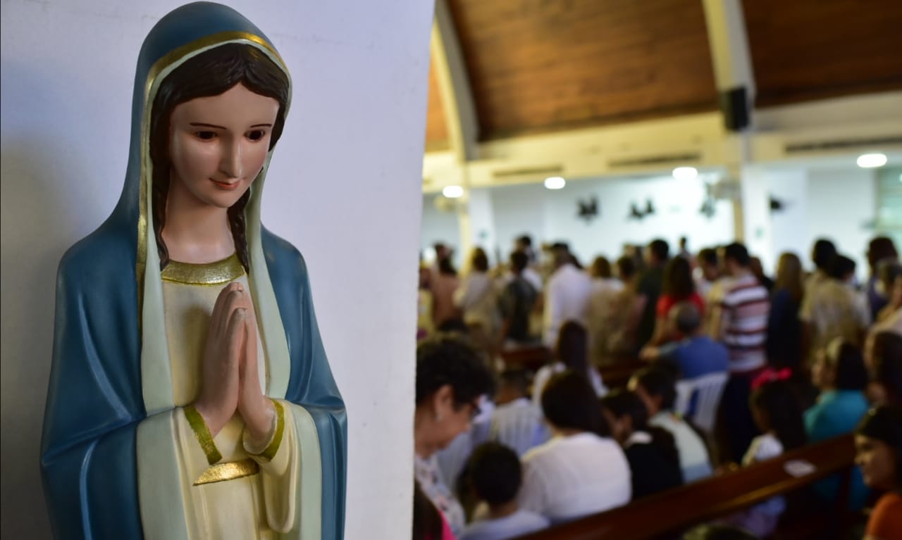 Participantes en la Iglesia Torcoroma.