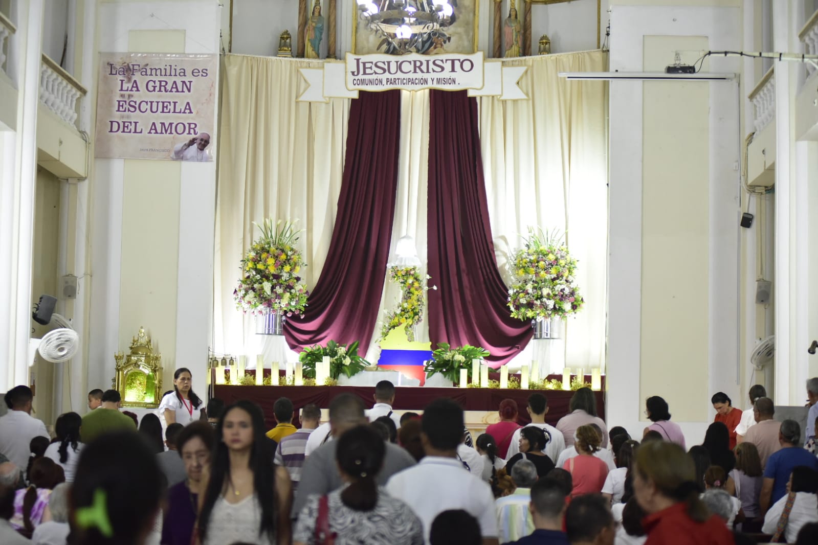 Monumento en la Iglesia Nuestra Señora del Perpetuo Socorro.