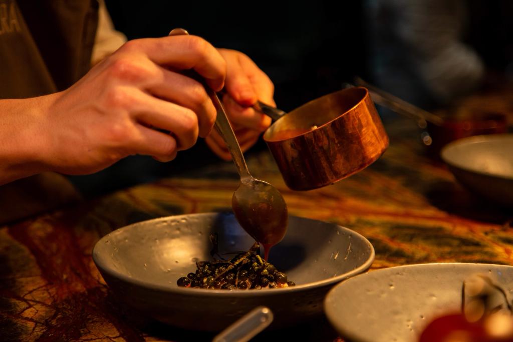 Platos gastronómicos del  Restaurante Statera