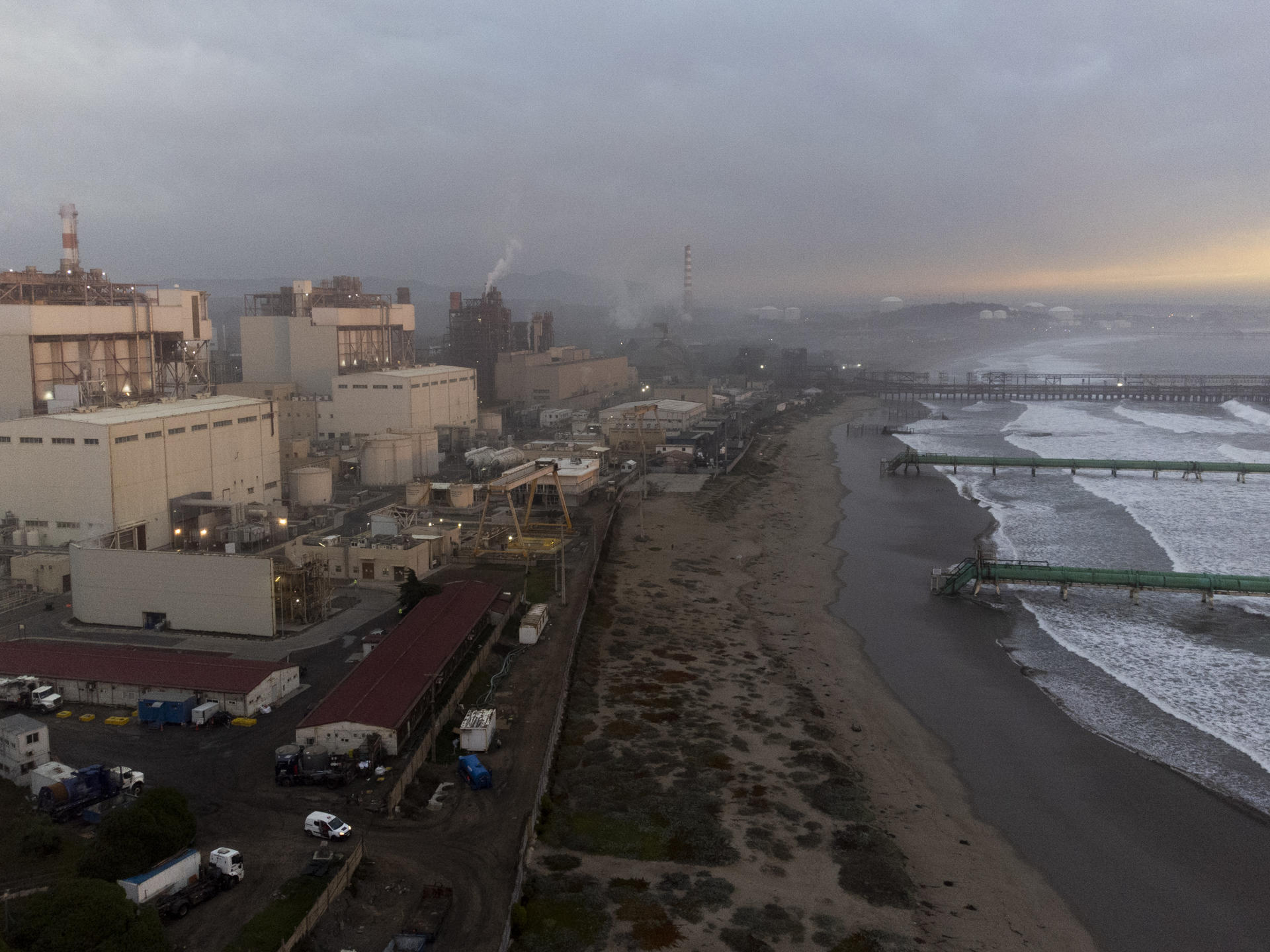 Contaminación en la bahía de Quintero