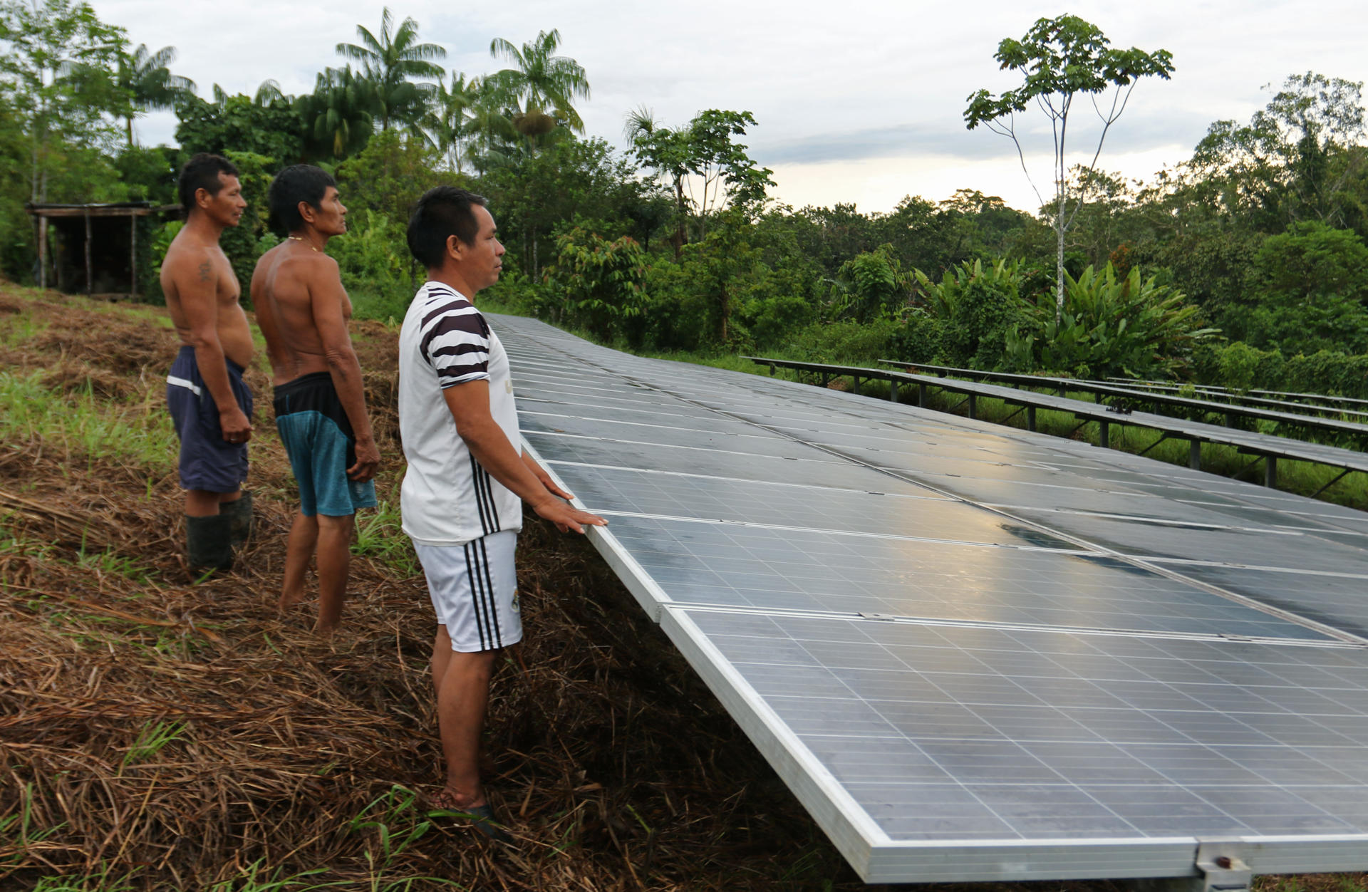 Paneles solares sin funcionamiento.