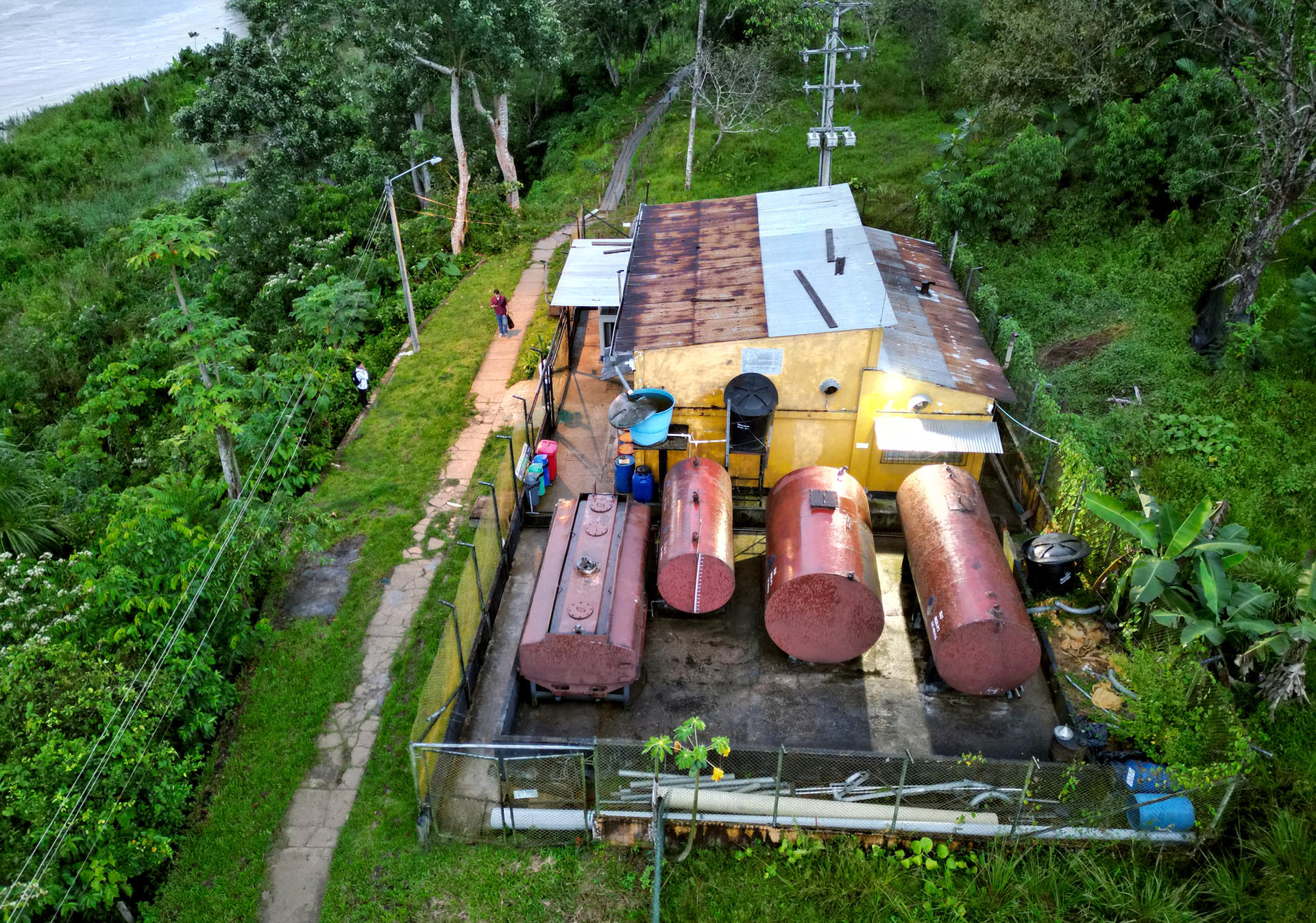 Granja solar que beneficiaría con energía eléctrica.