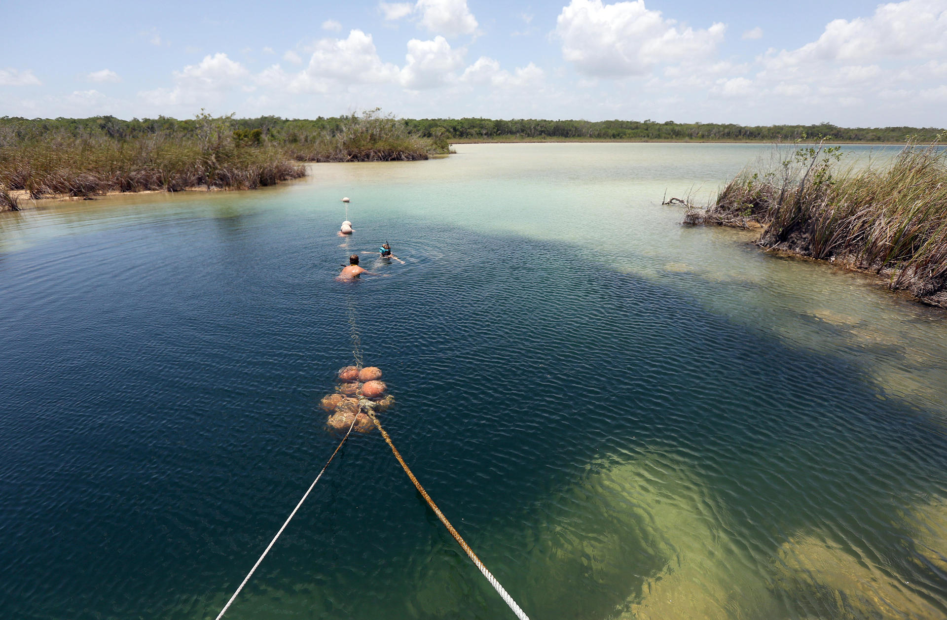 Reserva maya de siete lagunas en México