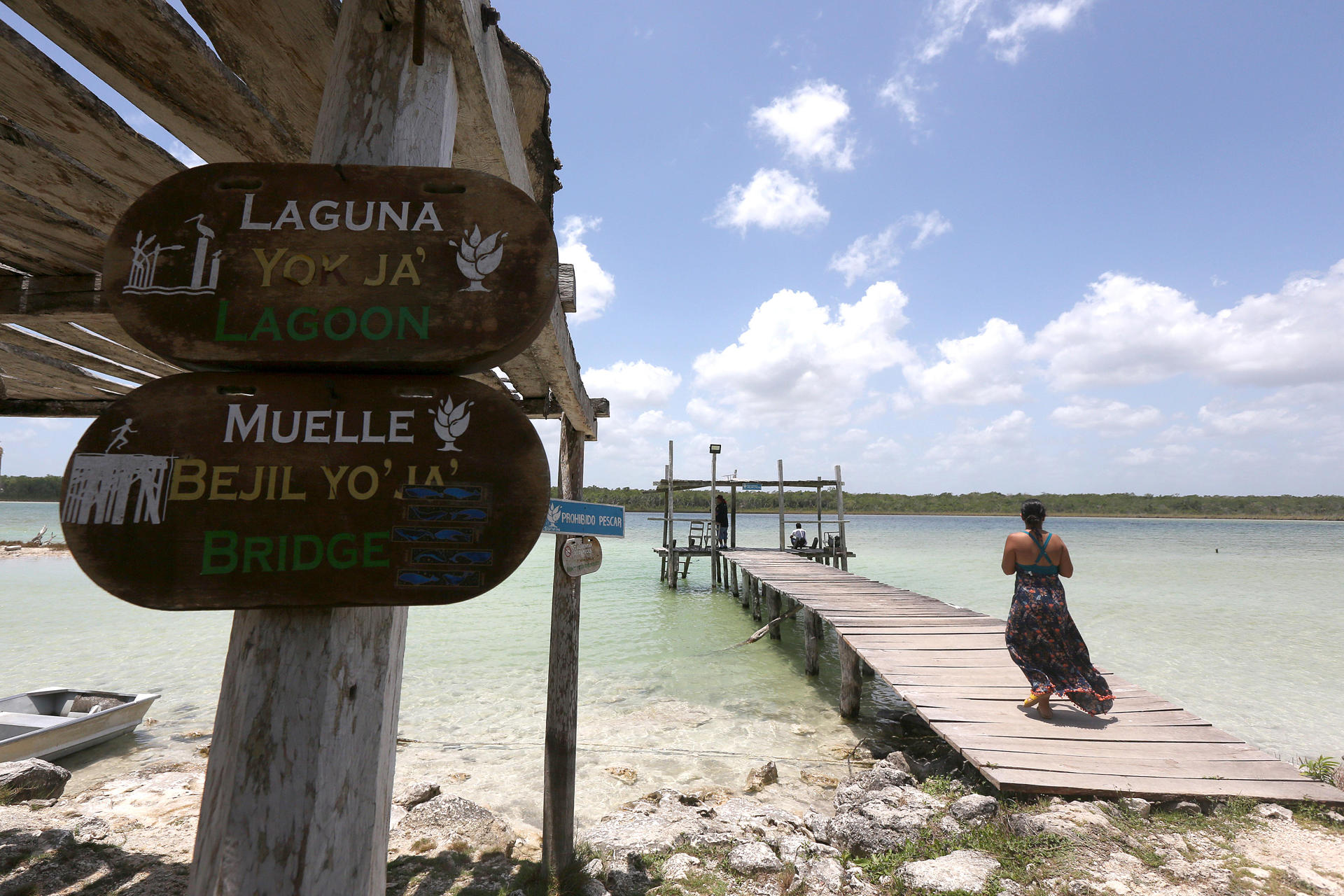 Laguna de la reserva Much Kanan Ka’ax.