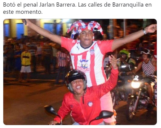 ¡Celébralo curramba!, Jarlan a Jarlan Barrera le taparon el penalti