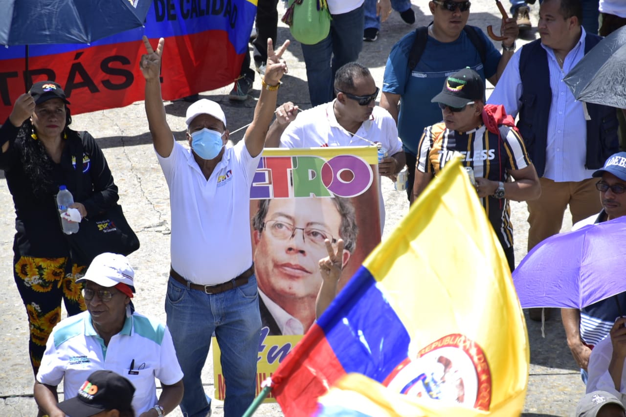 Marcha del 7 de junio en Barranquilla.