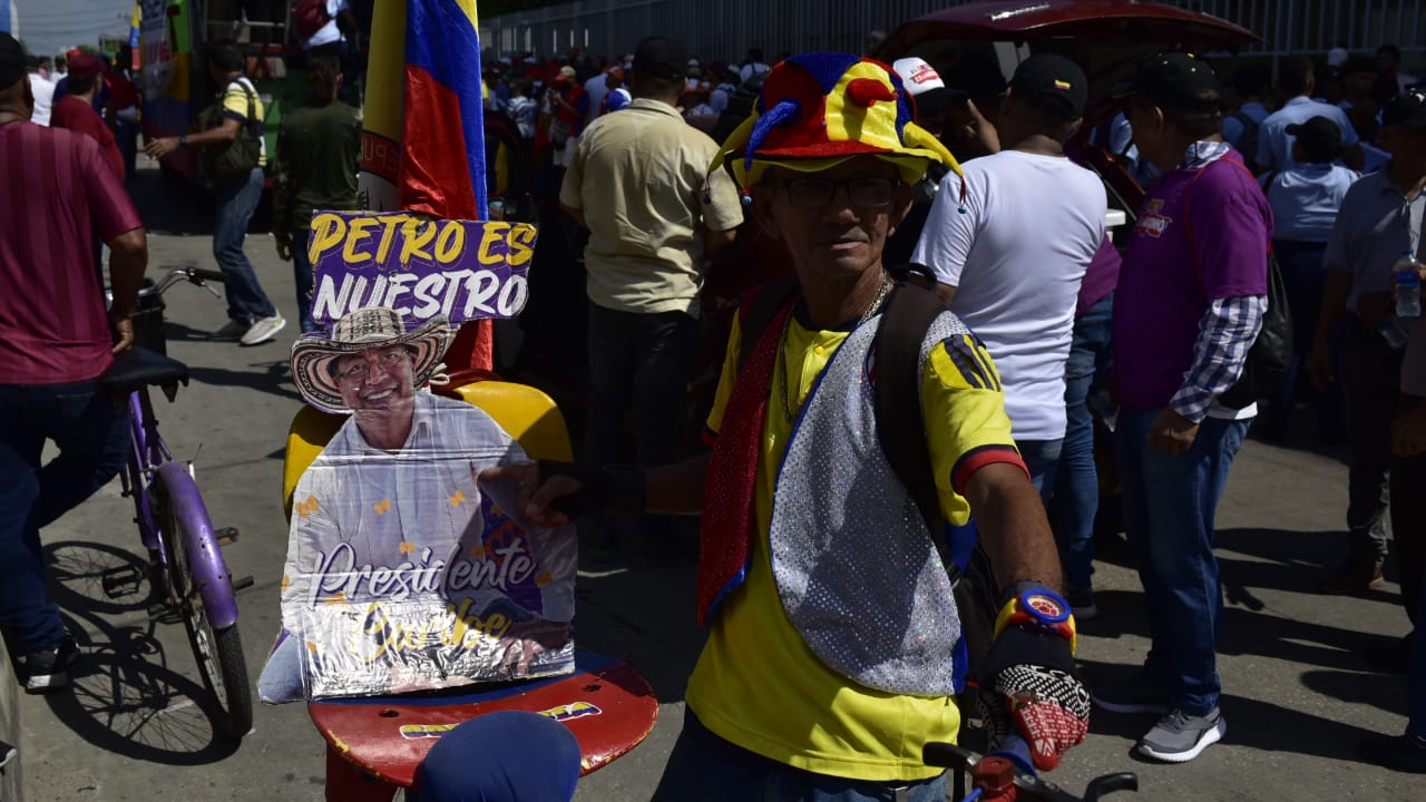 Marcha del 7 de junio en Barranquilla.