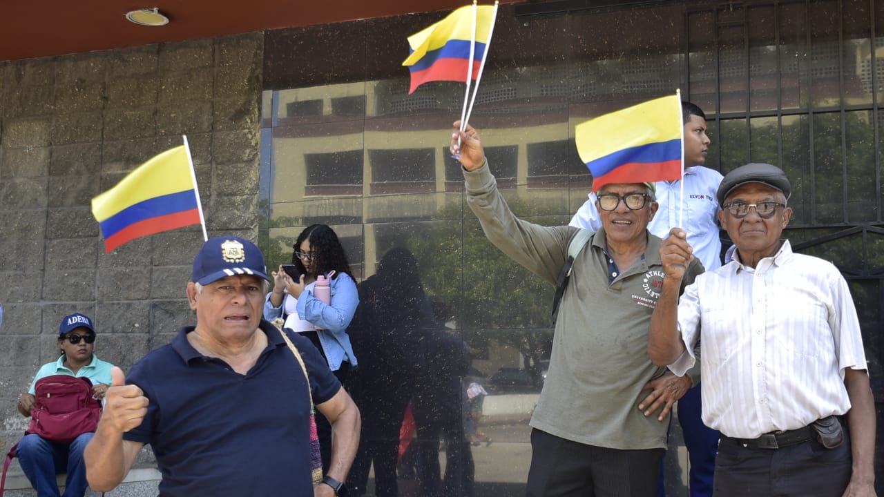 Marcha del 7 de junio en Barranquilla.