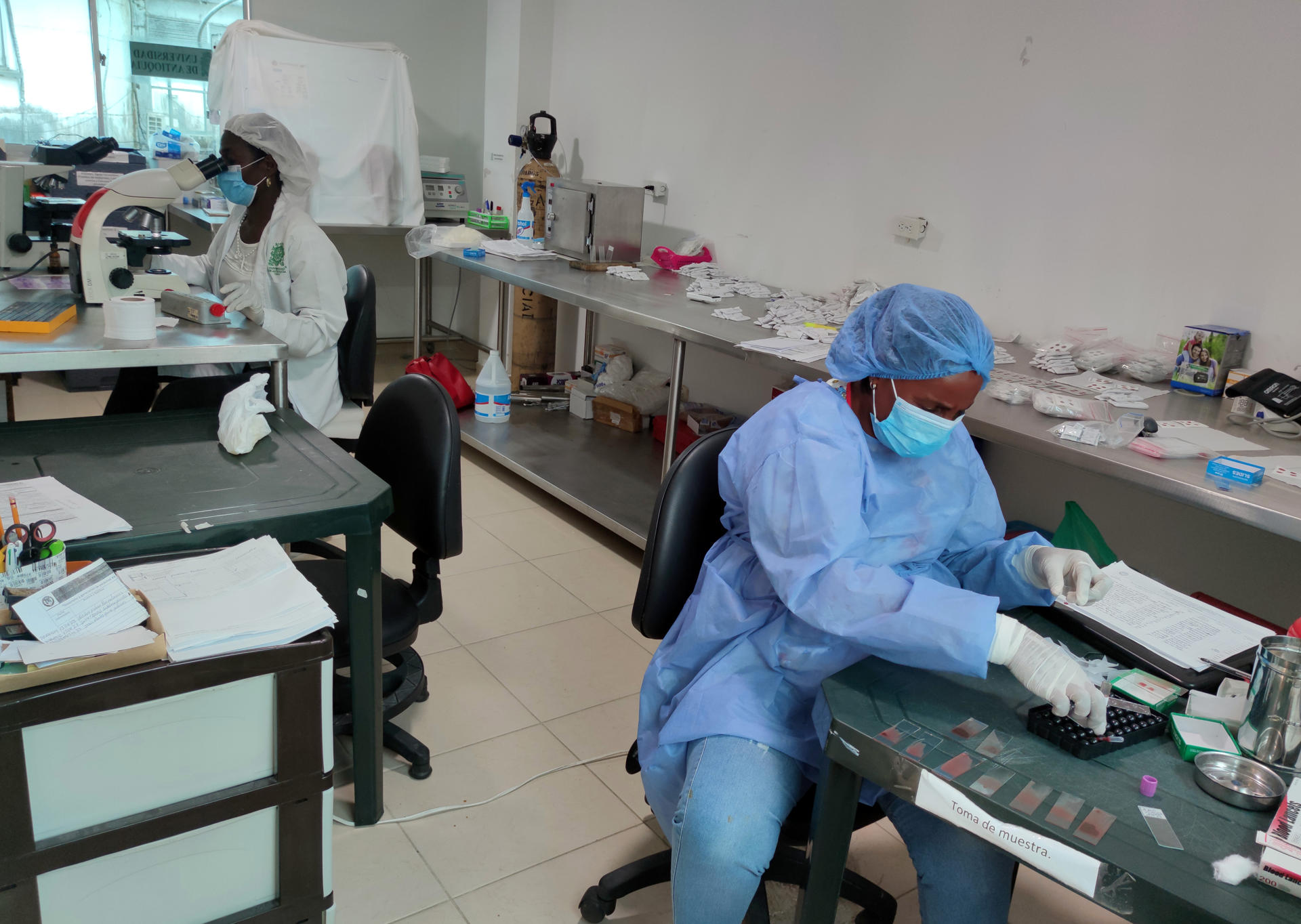 Laboratorio del hospital Ismael Roldán