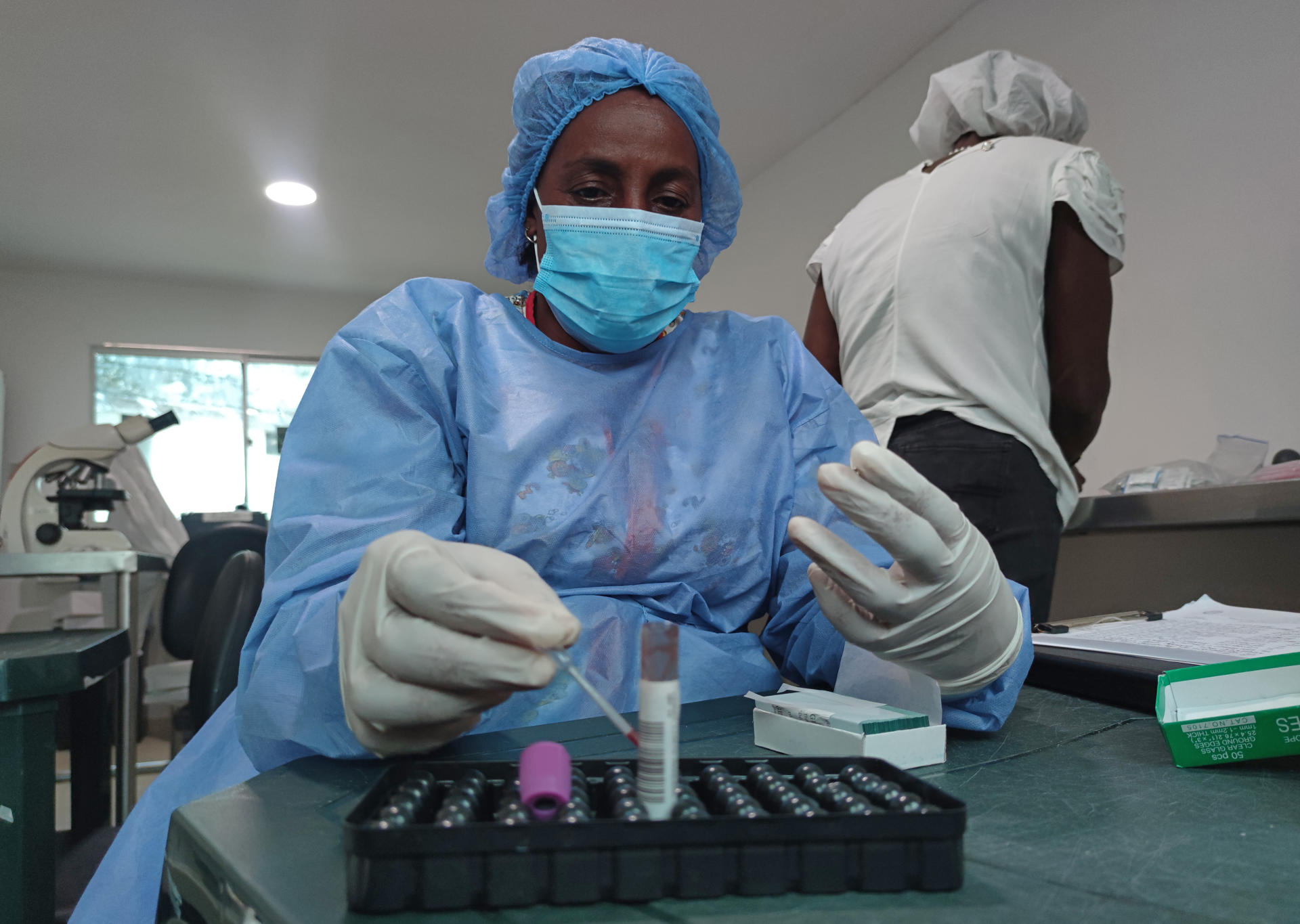 Personal médico del hospital Ismael Roldán