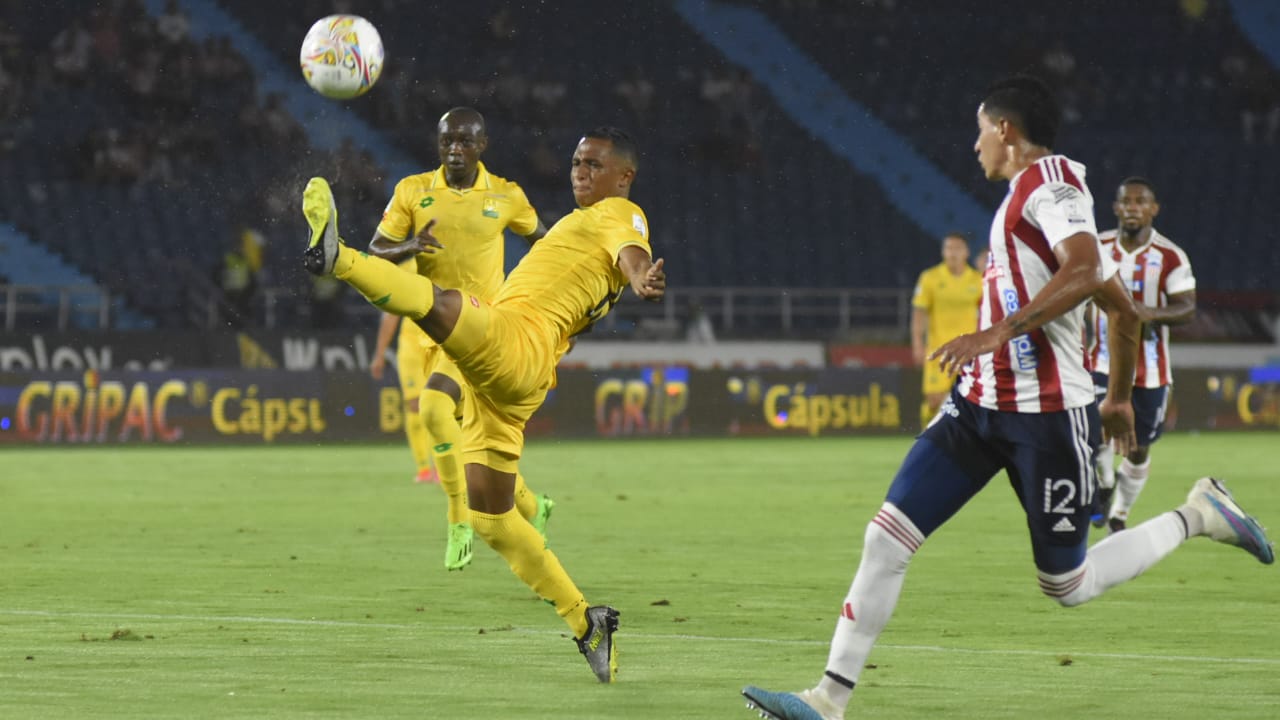 Partido Junior vs Bucaramanga. 