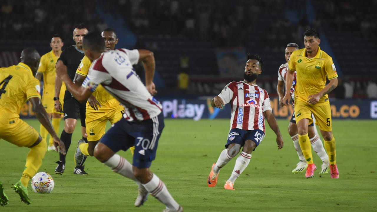 Partido Junior vs Bucaramanga. 