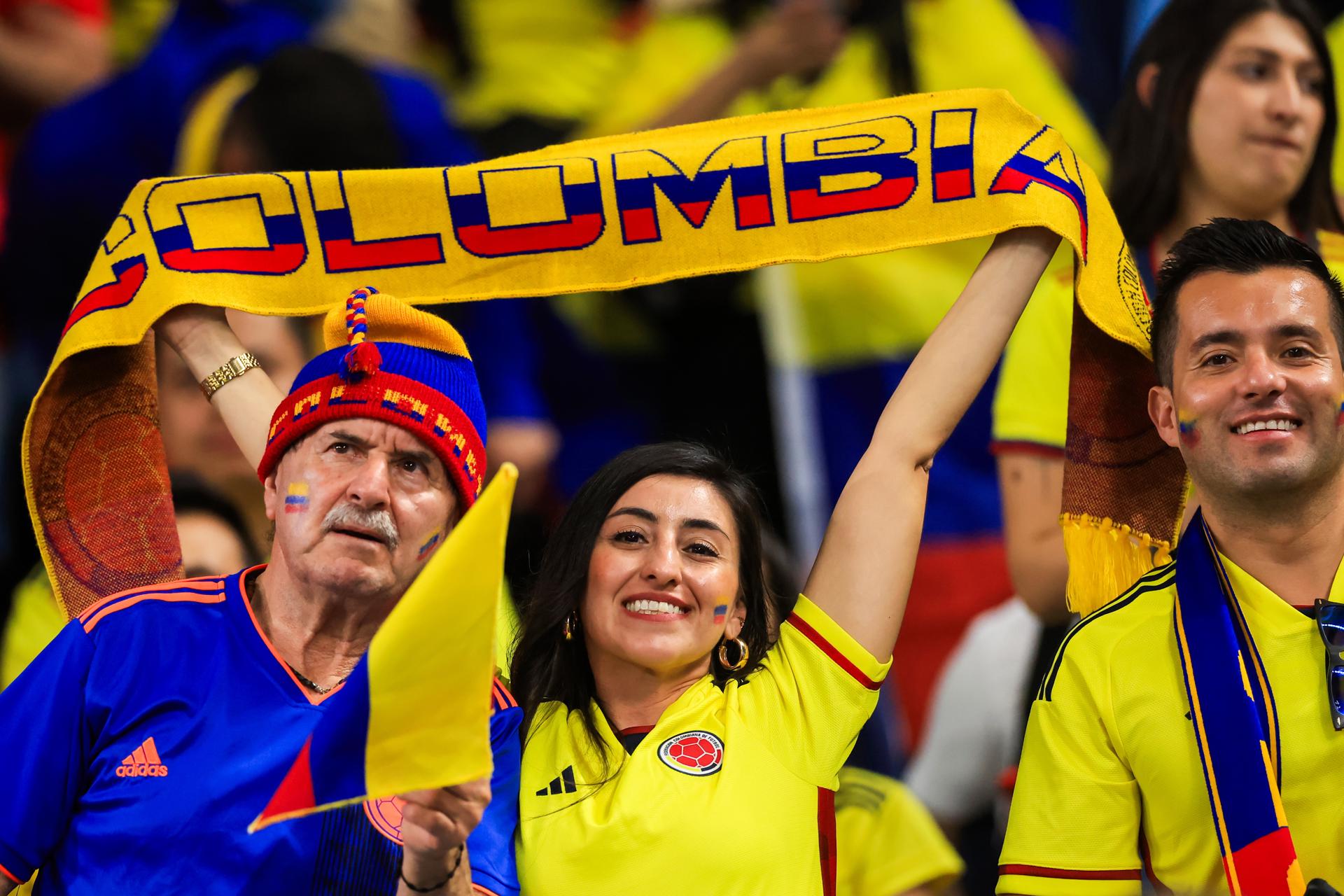 Hinchas de Colombia.