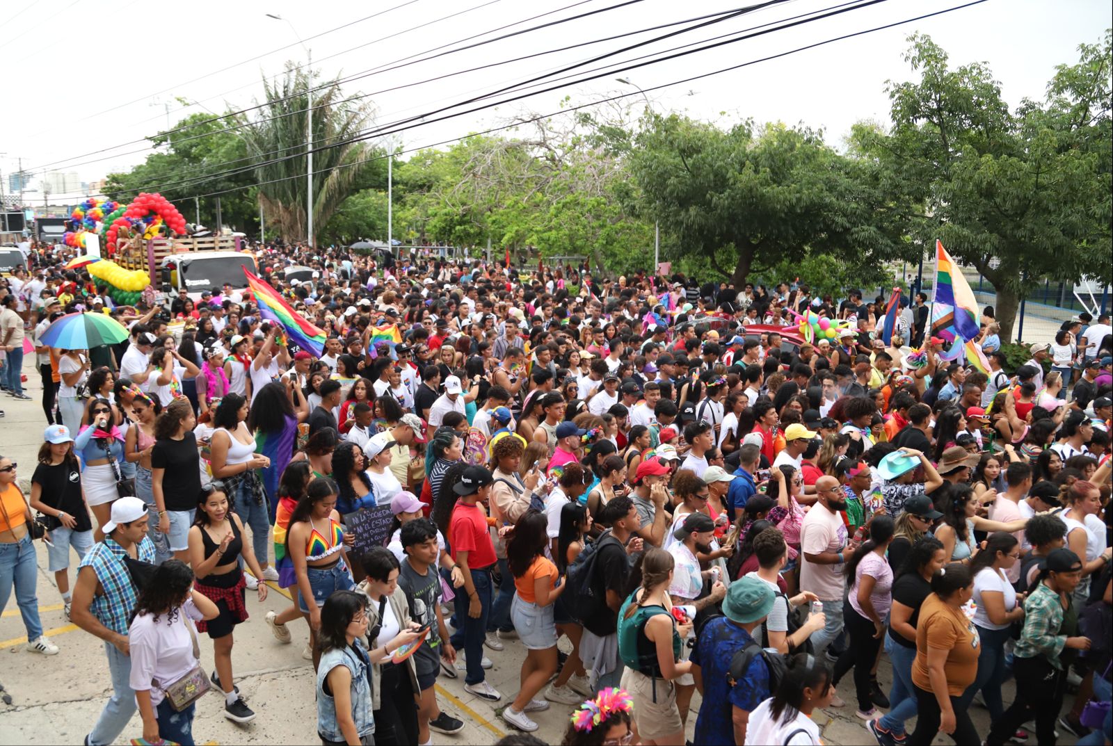 Marcha de la comunidad LGTBIQ de Barranquilla