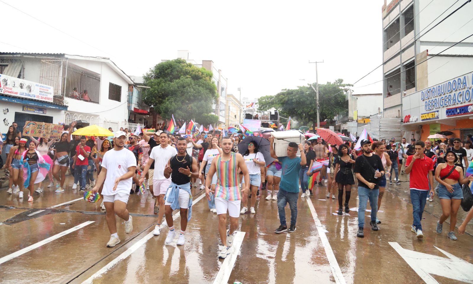 Marcha de la comunidad LGTBIQ de Barranquilla