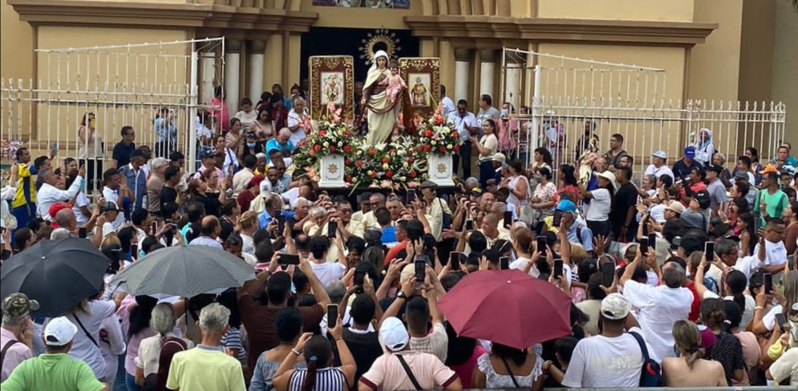 Procesión de la Virgen del Carmen en Barranquilla.