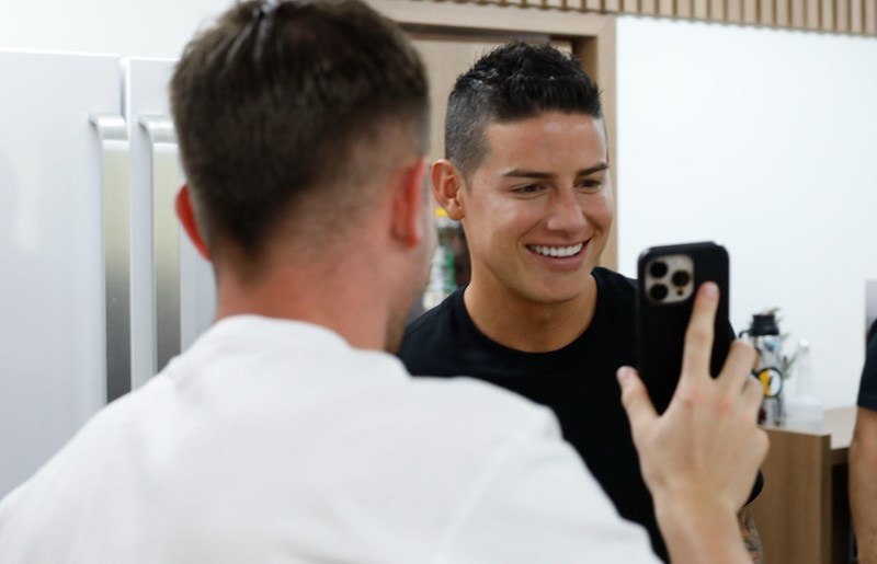 James Rodríguez será presentado oficialmente este martes. 