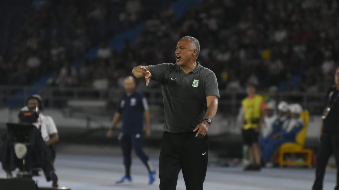 William Amaral, director técnico del Atlético Nacional. 