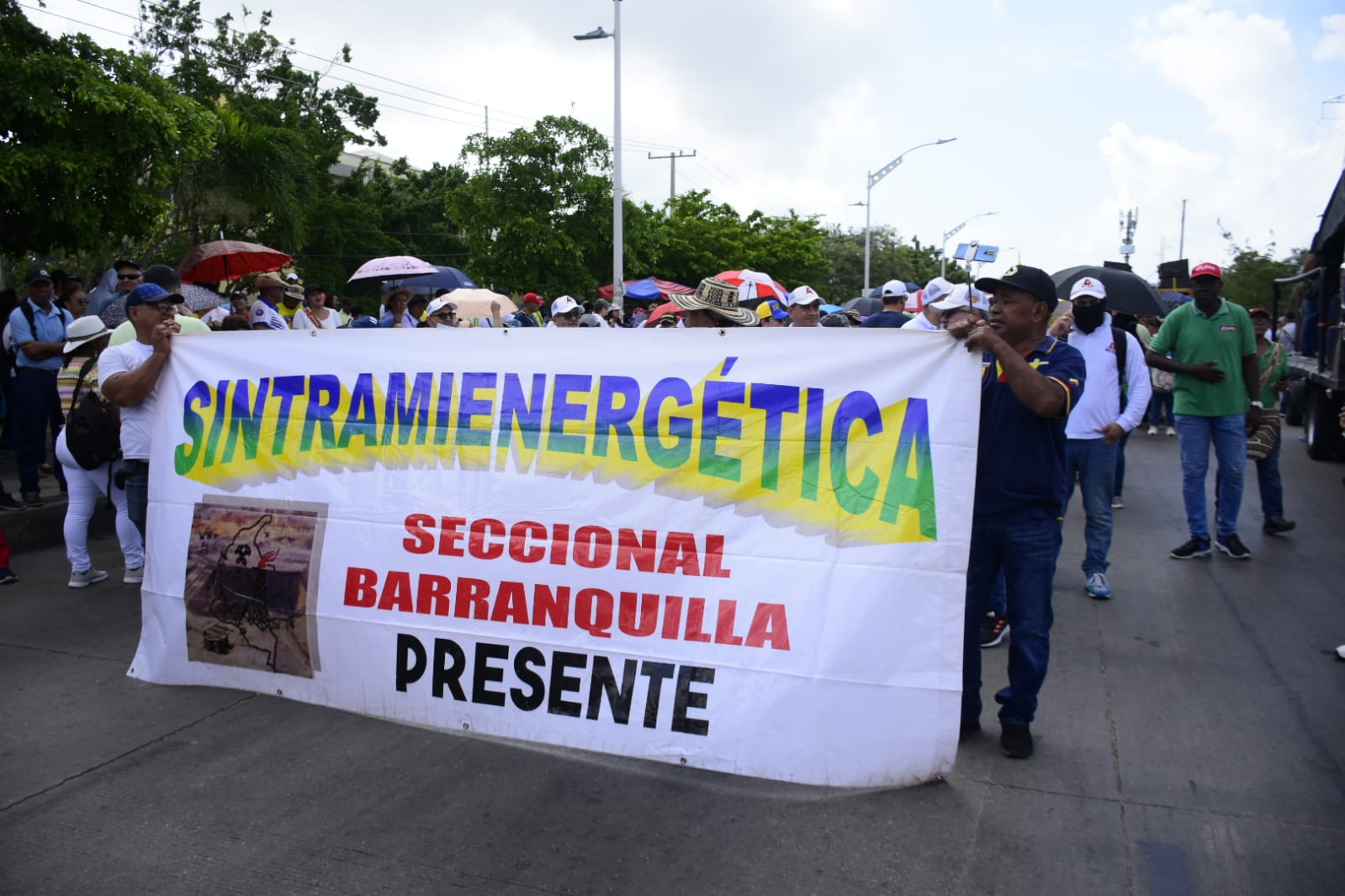 Marcha en favor de reformas del Gobierno.