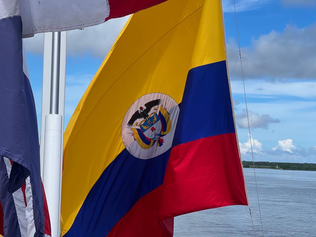 Bandera de Colombia.