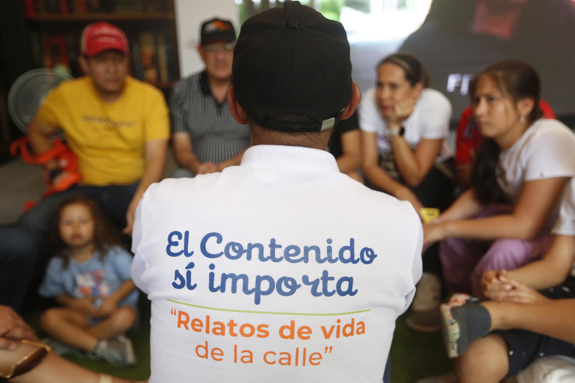 Habitantes de calle cuentan sus historias.