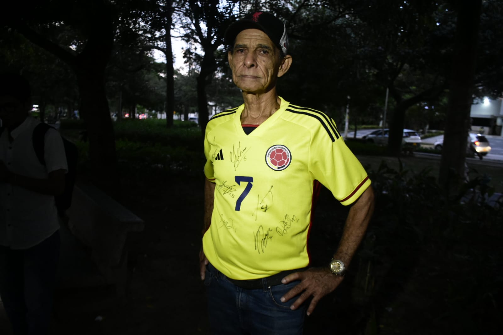 Plantón en Barranquilla pidiendo la libertad de Luis Manuel Díaz