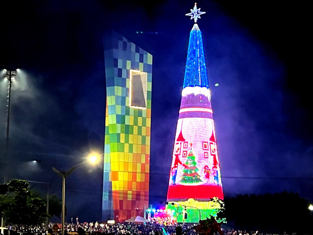 Árbol de Navidad en La Ventana al Mundo.