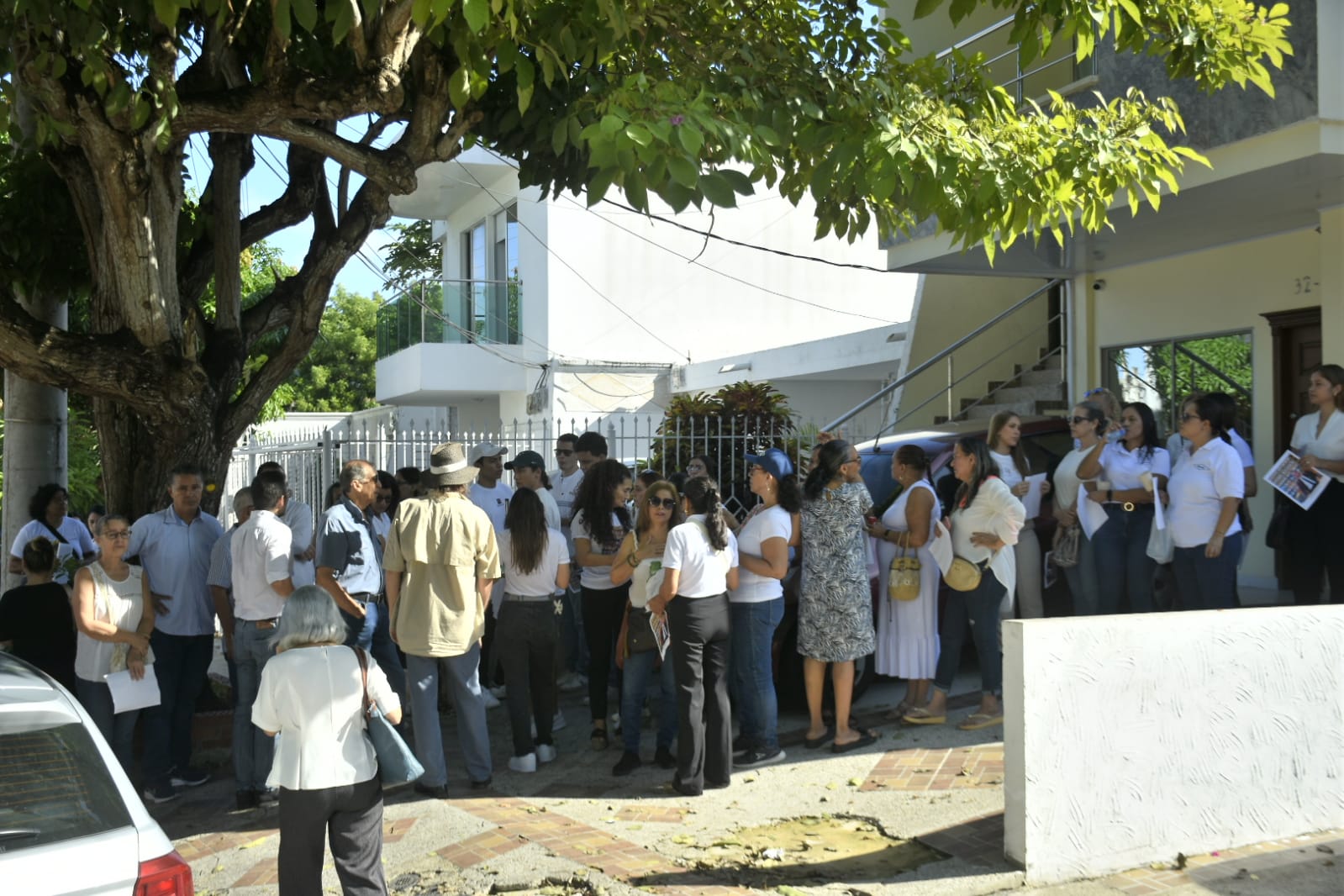 Velatón en memoria de Jack Ramírez, en Las Mercedes.