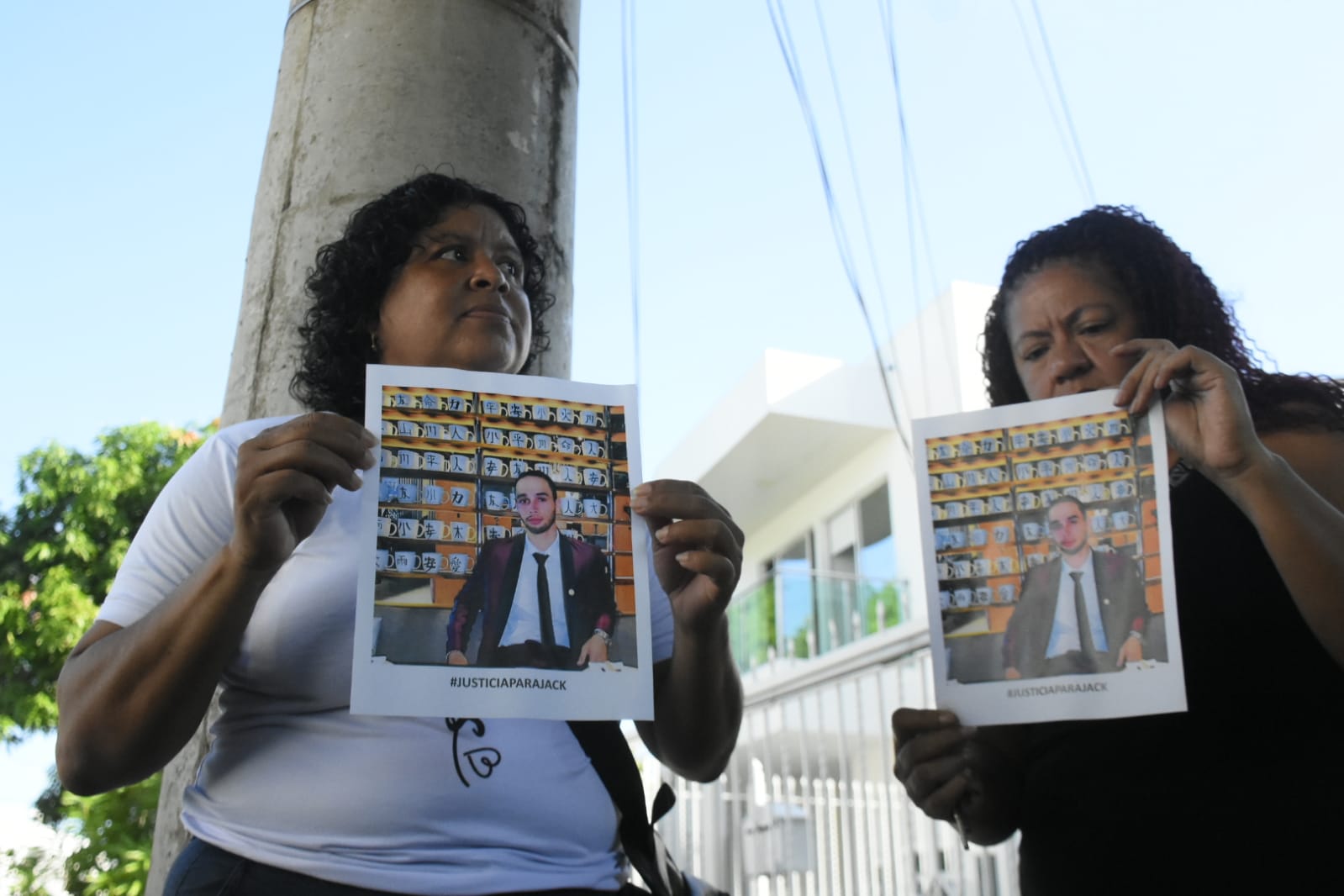 Velatón en memoria de Jack Ramírez, en Las Mercedes.