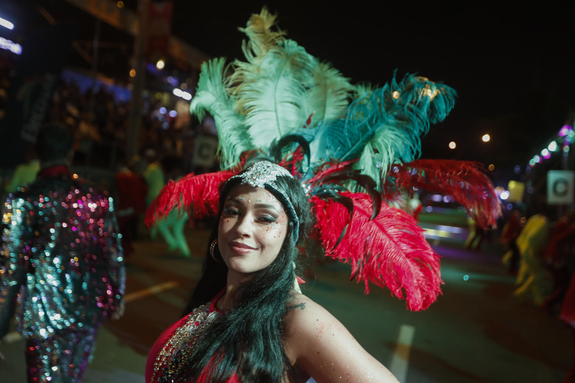 Bailarina en la Feria de Cali.