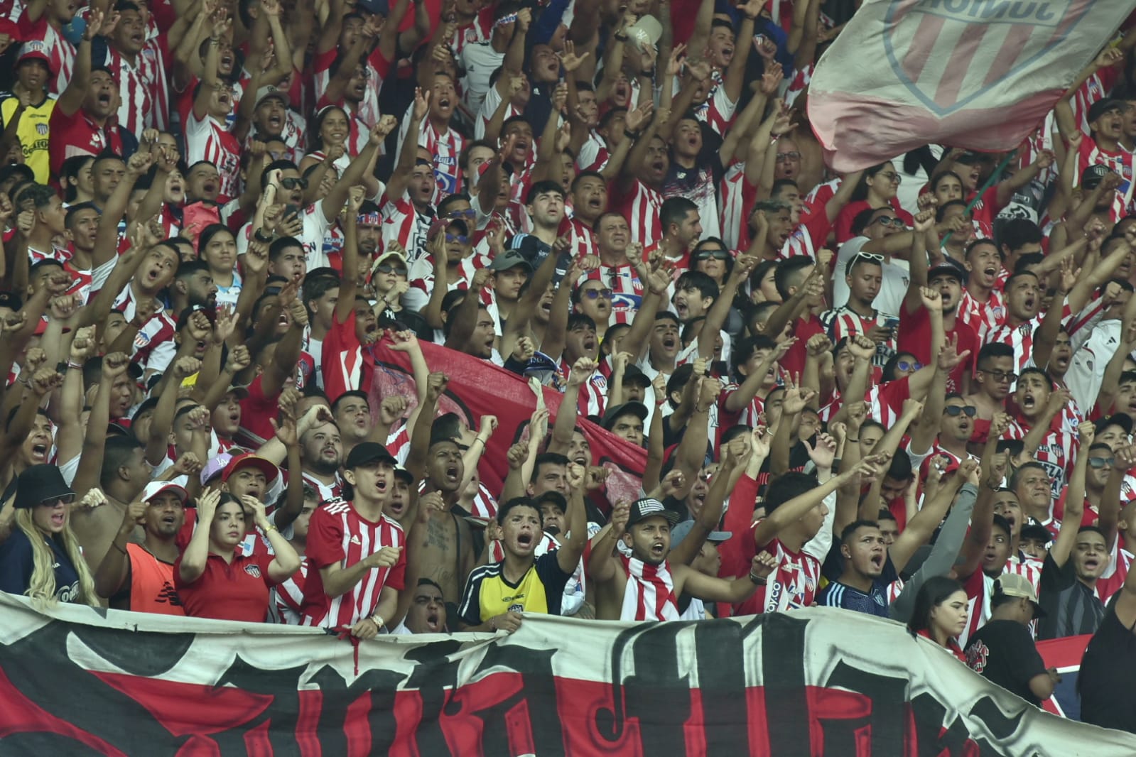 El público en las tribunas jugó su propio partido alentando sin descanso al Junior.