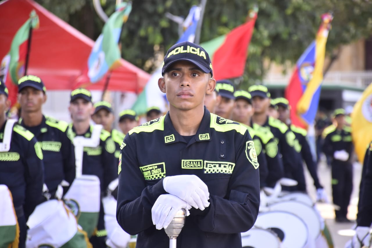 Ceremonia de transmisión de mando de la Policía Metropolitana de Barranquilla.