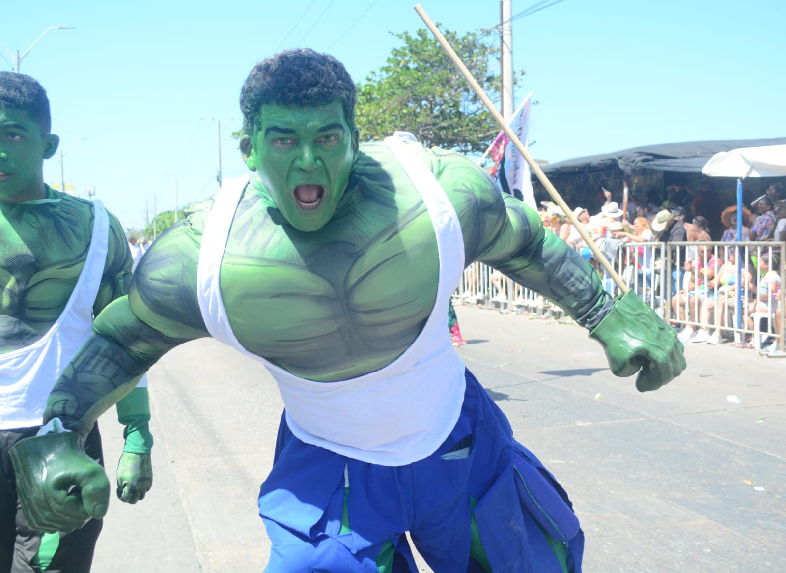 Disfraz de Hulk.