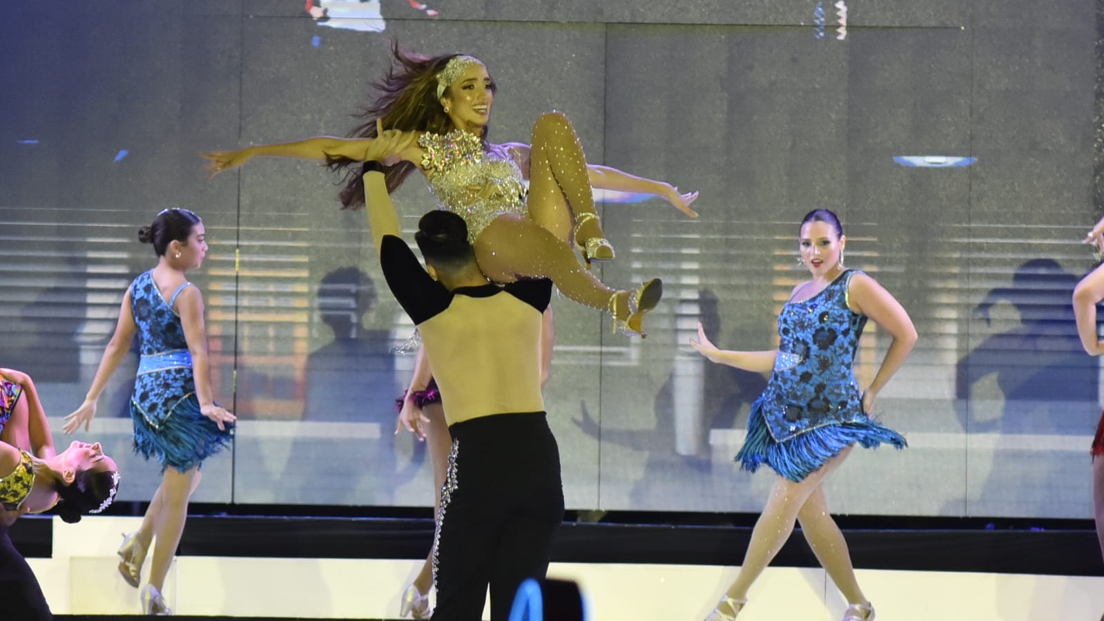 Hasta por los aires, Melissa Cure disfrutó de una noche inolvidable. 