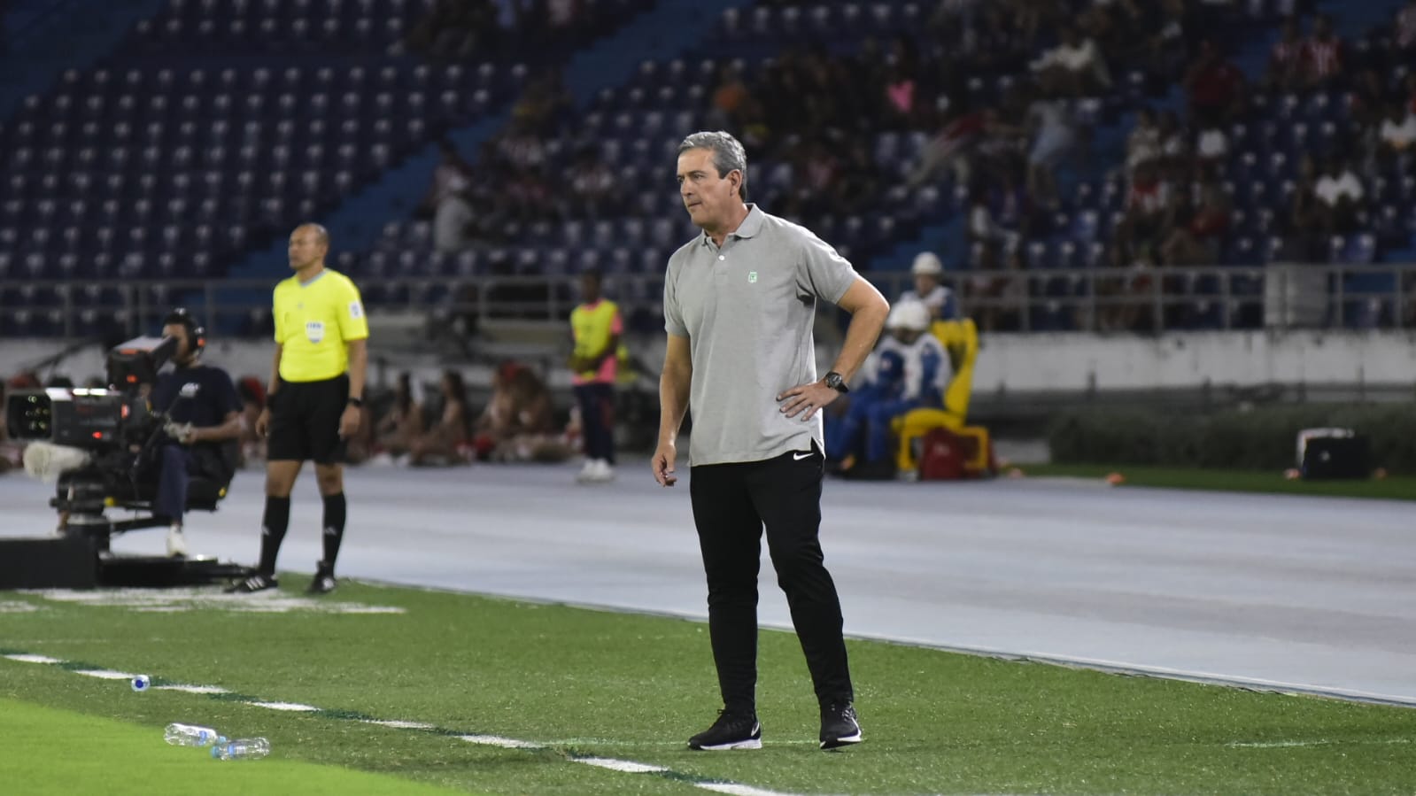 Juan Camilo Pérez, técnico encargado del Atlético Nacional. 