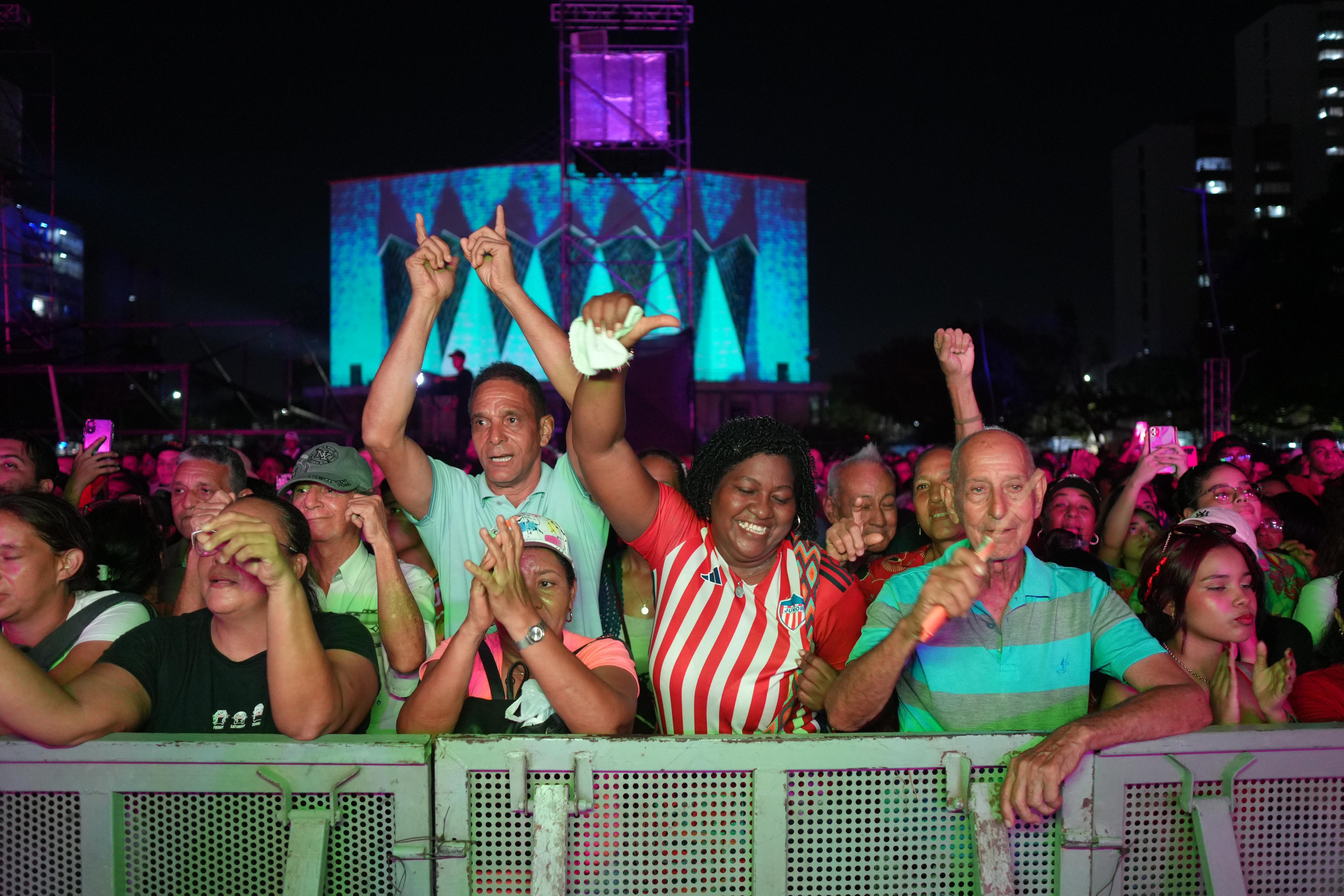 Una verdadera fiesta se vivió en la Plaza.