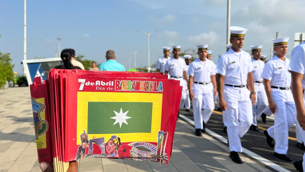 La conmemoración por los 211 años de Barranquilla tuvo lugar en el Gran Malecón del Río.