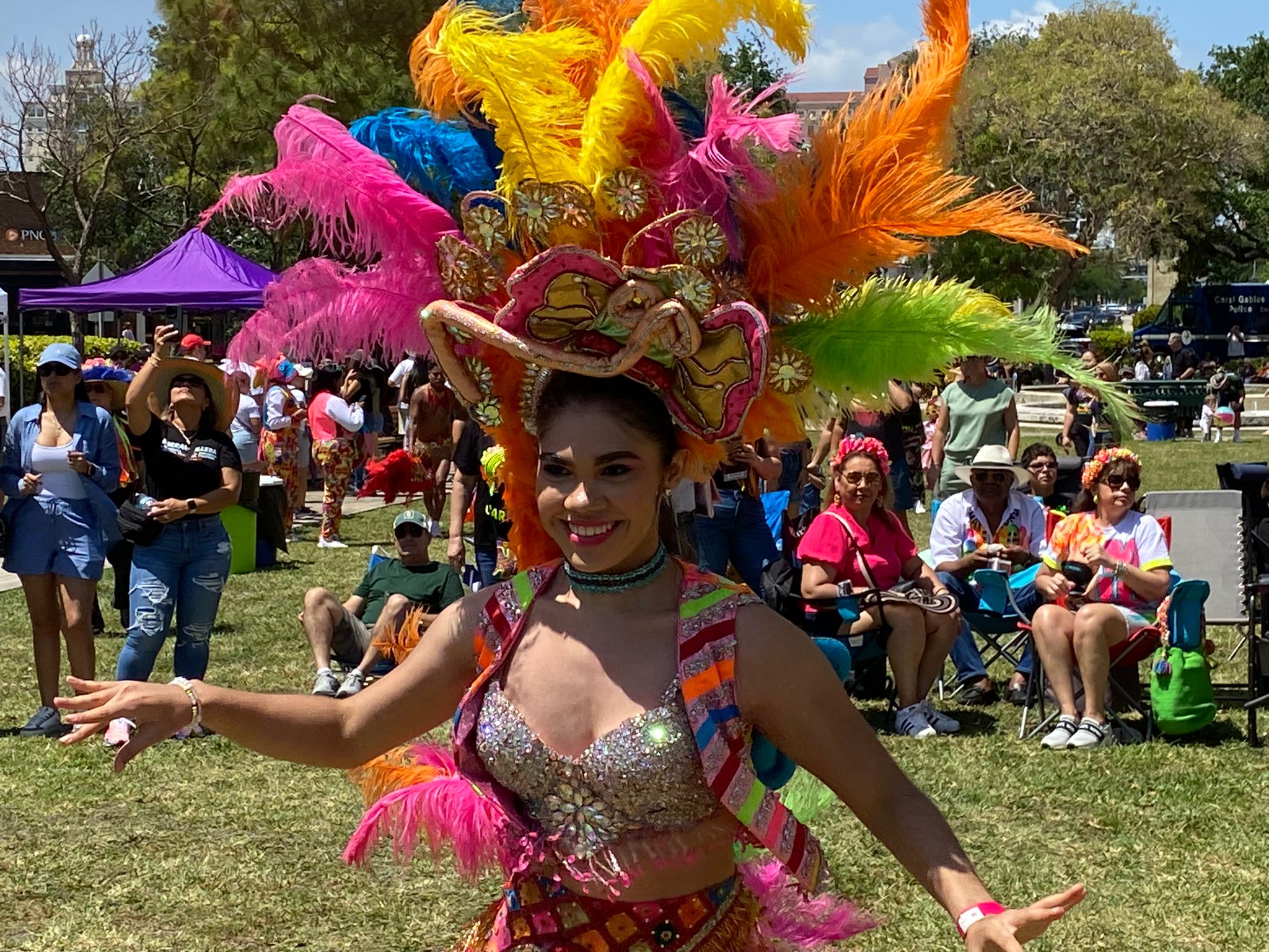 Los disfraces sobresalieron durante este desfile.