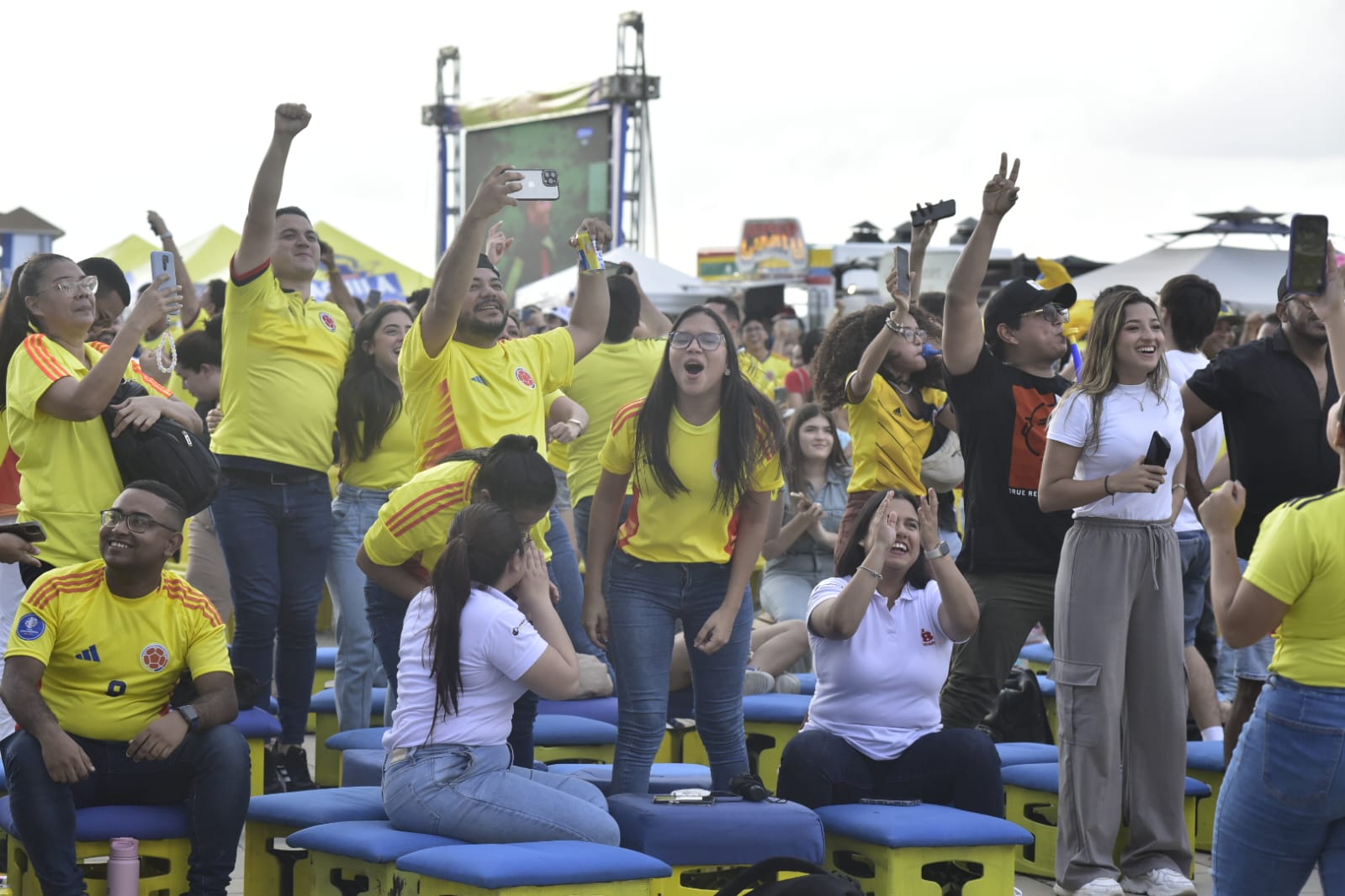 La 'mancha' amarilla en todo su esplendor