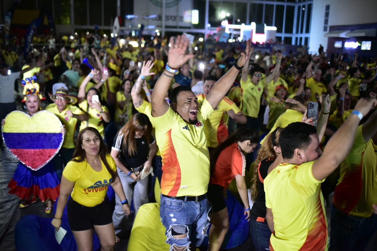 Barranquilla celebró la clasificación de Colombia a la final de la Copa América. 