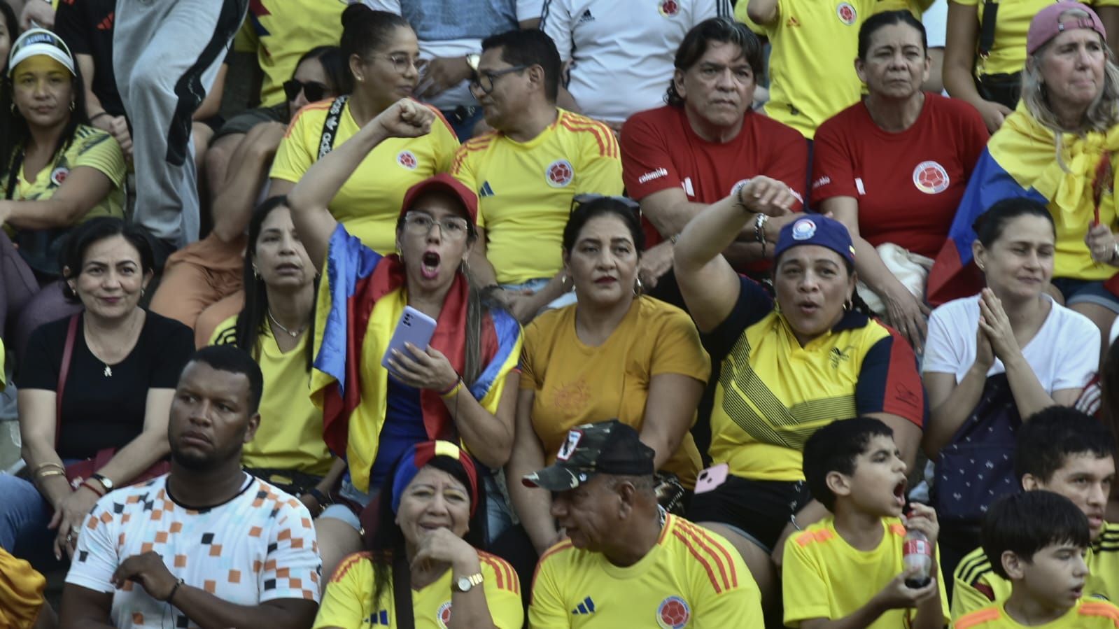 La final de la Copa América fue un plan familiar en el parque Sagrado Corazón.